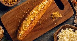 Platano con mani a la parrilla